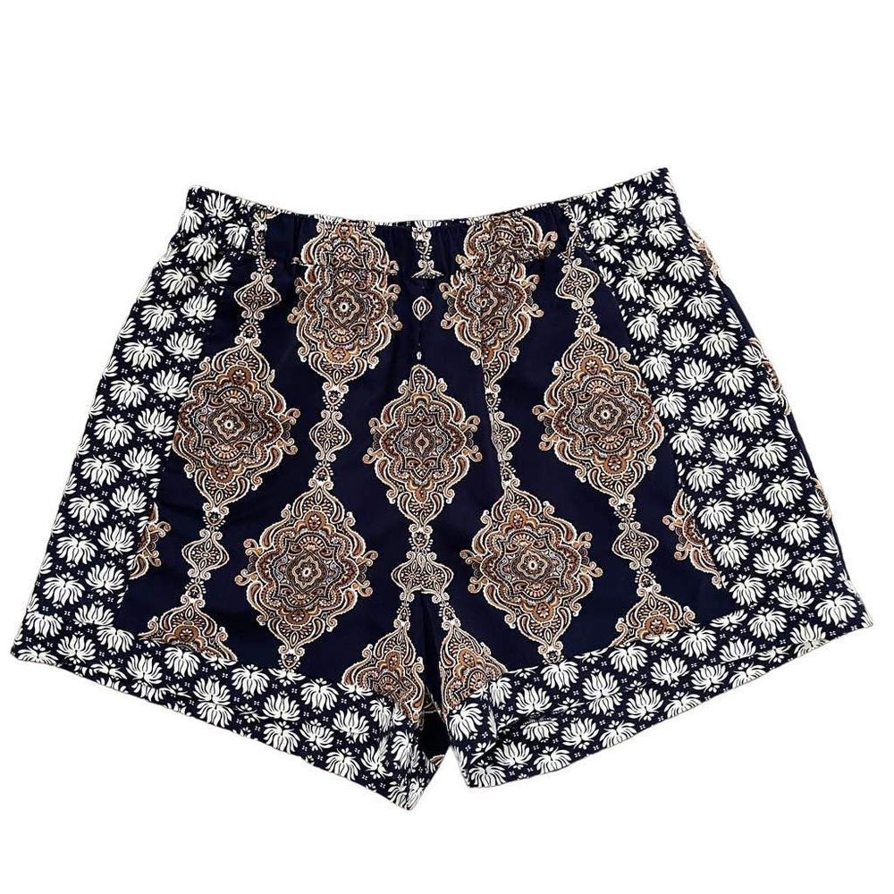 H&M Boho High Rise Printed Pull On Shorts